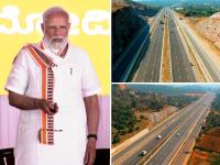 Bengaluru-Mysuru Expressway: प्रधानमंत्री नरेंद्र मोदी ने 118 किलोमीटर लंबे बेंगलुरु-मैसूर एक्सप्रेसवे का किया उद्घाटन, 3 घंटे का सफर अब 75 मिनट में होगा पूरा - | PM Narendra Modi inaugurated the 118 km long Bengaluru-Mysuru Expressway see photos | Latest india Photos at Lokmatnews.in