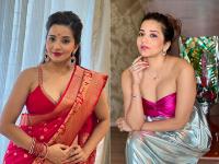 मोनालिसा ने अपनी अदाओं से फैन्स को किया क्लीन बोल्ड, लाल साड़ी में बला की खूबसूरत दिखीं एक्ट्रेस - | Bhojpuri Actress Monalisa Latest pics goes viral on social media | Latest bollywood Photos at Lokmatnews.in