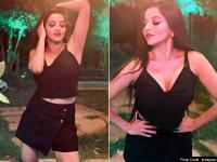 भोजपुरी सेंसेशन मोनालिसा ने ब्लैक ड्रेस में हॉट तस्वीरें शेयर कर यूं गिराई बिजलियां - | Bhojpuri Sensation Monalisa Sexy Photos in Black Dress Raise Temperature on Social Media | Latest bhojpuri Photos at Lokmatnews.in