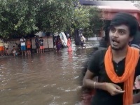 बिहारी लड़के का बाढ़ पर बनाया वीडियो हुआ वायरल