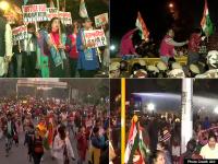 हैदराबाद से लेकर उन्नाव रेप मामले पर दिल्ली में उठी इंसाफ की मांग, कैंडल मार्च में उमड़ा हुजूम, देखें तस्वीरें - | Hyderabad to Unnao rape case candle march in Delhi Protesters jump barricades, see photos | Latest india Photos at Lokmatnews.in