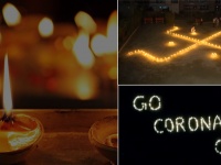कोरोना से जंग : रात 9 बजकर 9 मिनट पर देश ने ऐसे मनाई दूसरी दिवाली