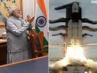 Chandrayaan-2: चंद्रयान-2 के सफलतापूर्वक लॉन्च पर पीएम मोदी ने ट्वीट कर दी बधाई, देखें Pics - | Chandrayaan-2 Launched: PM Narendra Modi reaction on social media after Chandrayaan-2 successfully launched | Latest india Photos at Lokmatnews.in