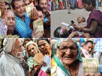 नोटबंदी की 7 तस्वीरें: जब नोट बदलने के लिए लाइन में खड़े-खड़े रो रहे थे लोग - | Pics of demonetisation, when people suffers for old and new note issue | Latest india Photos at Lokmatnews.in