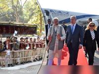 गुजरात में इजरायली पीएम बेंजामिन नेतन्याहू का भव्य स्वागत, देखिए तस्वीरें - | Gujarat Welcomes Mr and Mrs Netanyahu, see pictures | Latest politics Photos at Lokmatnews.in