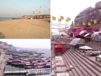 अक्षय तृतीया पर लॉकडाउन का असर, सूना पड़ा बनारस का गंगा घाट-देखें तस्वीरें - | Varanasi ghats look deserted on Akshaya Tritiya, amid lockdown to prevent the spread of Coronaviru | Latest spirituality Photos at Lokmatnews.in