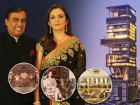 मुकेश अंबानी का "एंटिलिया" सबसे महंगा घर, देखें अंदर की शानदार तस्वीरें - | India Billionaire Mukesh Ambani most expensive house Antilia pics | Latest weird Photos at Lokmatnews.in