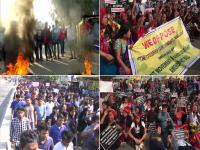इन राज्यों में CAB बिल का हो रहा है भारी विरोध, देखें नागरिकता संसोधन बिल के विरोध की लेटेस्ट तस्वीरें - | citizenship amendment bill in hindi 2019 protest latest images pictures and photo from all over the india | Latest india Photos at Lokmatnews.in