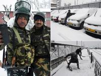 श्रीनगर में बर्फबारी से सामान्य जनजीवन प्रभावित, देखें तस्वीरें - | Normal life affected by snowfall in Srinagar, see photos | Latest india Photos at Lokmatnews.in