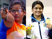 एशियन गेम्स 2018: राही सरनोबत ने शूटिंग में गोल्ड जीत रचा इतिहास, देखें तस्वीरें - | Rahi Jeevan Sarnobat became India's first female shooter to win Asian Gold | Latest other-sports Photos at Lokmatnews.in