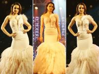 कंगना रनौत ने फिर किया कैट वॉक, दिखा पहले जैसा ही तेवर - | Kangana Ranaut walks the ramp on the launch of 'Platinum Vogue' at Sahara Star | Latest fashion-beauty Photos at Lokmatnews.in