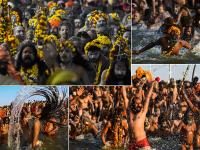 कुंभ 2019: साधु-संतों सहित लाखों लोगों ने लगाई 'आस्था की डुबकी', देखें तस्वीरें - | Kumbh 2019: Millions of saints including saints and saints, 'dip of faith', see photos | Latest india Photos at Lokmatnews.in
