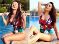 लॉकडाऊनमध्ये नेटिझन्सचे टेम्परेचर वाढवतेय ही हसिना - Marathi News | Minisha Lamba shares bold pictures on social media during lockdown PSC | Latest filmy Photos at Lokmat.com