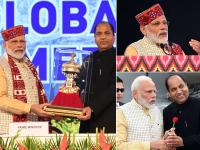 हिमाचल प्रदेश दौरे पर पीएम मोदी की तस्वीरेंः धर्मशाला में किया निवेशक सम्मेलन का शुभारंभ, प्रदर्शनी भी देखी - | PM Modi Visit to Himachal Pradesh, inaugurated investor conference in Dharmshala, also saw the exhibition | Latest india Photos at Lokmatnews.in