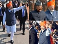 Republic Day 2020: केसरी पगड़ी बांधे पीएम मोदी ने वॉर मेमोरियल पर शहीदों को दी श्रद्धांजलि, देखें तस्वीरें - | Republic Day 2020: Kesari turban tied PM Modi pays tribute to martyrs at War Memorial, see photos | Latest india Photos at Lokmatnews.in
