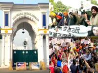 पाकिस्तान स्थित ननकाना साहिब गुरुद्वारे पर पत्थरबाजी, सड़क पर उतरे अकाली, भाजपा और गुरुद्वारा कमेटी, देखें तस्वीरें - | Nankana Sahib Gurdwara pakistan stone pelting Akali Dal and Gurdwara Committee protest on streets | Latest india Photos at Lokmatnews.in
