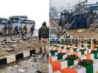 Pulwama attack: आज ही के दिन CRPF के 40 जवान हुए थे एक साथ शहीद, तस्वीरें बयां करती हैं ये खौफनाक मंजर - | One year of Pulwama attack PM Modi amit shah rahul gandhi pays tribute to CRPF Jawans India Will Never Forget | Latest india Photos at Lokmatnews.in