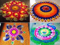 Diwali Rangoli Designs 2019: त्योहारों के मौके पर कुछ यूं सजाएं घर, दिवाली और धनतेरस पर बनाएं ये रंगोली डिजाइन - | happy diwali new rangoli design 2019: Rangoli Designs for diwali, Dhanteras, narak chaturdashi festival Rangoli designs for Hindu festival | Latest spirituality Photos at Lokmatnews.in