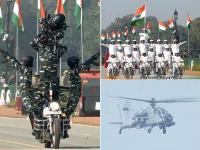 Republic Day 2020: परेड में दिखाई दिए अभूतपूर्व नजारे, तस्वीरों में देखिए महिला सैनिकों के करतब - | Unprecedented views seen in Republic Day parade, see the tricks of women soldiers in pictures | Latest india Photos at Lokmatnews.in