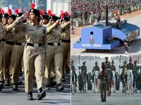 Republic Day 2020: फुल ड्रेस रिहर्सल में 'नारी शक्ति' ने किया शानदार प्रदर्शन, देखें तस्वीरें - | Republic Day 2020 Parade full dress rehearsals pics images and photos of crpf Women | Latest india Photos at Lokmatnews.in