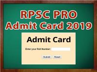 RPSC PRO Admit Card 2019: जल्द डाउनलोड करें एडमिट कार्ड, इस तारीख को होंगे एग्जाम | Rajasthan RPSC PRO Admit Card 2019 Download link RPSC PRO Exam date rpsc.rajasthan.gov.in | Latest jobs Photos at Lokmatnews.in