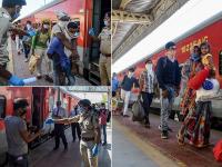 प्रवासी मजदूरों को उनके घर पहुंचाने के लिए दस और स्पेशल ट्रेन रवाना, तस्वीरों में देखें - | pictures: Ten more special trains left to take migrant laborers to their homes | Latest india Photos at Lokmatnews.in