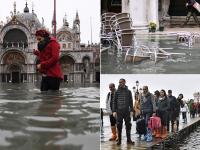 खूबसूरत वेनिस शहर के लिए कहर बनी समुद्री लहरें, 53 साल बाद आई ऐसी भीषण बाढ़, देखिए तस्वीरें - | Sea waves created for the beautiful Venice city, 53 years after such a severe flood, see photos | Latest world Photos at Lokmatnews.in