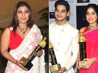 Dadasaheb Phalke Awards 2019: जाह्नवी कपूर, ईशान खट्टर और काजोल समेत इन स्टार्स को भी मिला अवार्ड, देखें Pics - | Dadasaheb Phalke Awards 2019: Janhvi Kapoor, ishaan Khattar, Amrita rao, Aditi rao hydari and others attend the award | Latest bollywood Photos at Lokmatnews.in