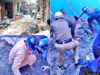दिल्ली के भजनपुरा में कोचिंग सेंटर की ईमारत गिरी, कई छात्रों के फंसे होने की आशंका, देखें तस्वीरें - | delhi bhajanpura under construction building collapsed many students are trapped see viral photos and pics | Latest india Photos at Lokmatnews.in