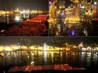 PHOTOS: काशी में रौनक, लाखों दीयों से जगमगाए घाट, देखें तस्वीरें - | Dev Deepawali 2023 Kashi Ghats Illuminated with Lakhs of Lamps see photos | Latest spirituality Photos at Lokmatnews.in