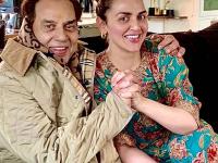 धर्मेंद्र ने हेमा मालिनी, बेटी ईशा और अहाना के लिए लिखा प्यार भरा संदेश - | Dharmendra wrote a loving message for Hema Malini, daughter Esha and Ahana | Latest bollywood Photos at Lokmatnews.in