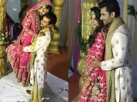 दीपिका कक्कड़ और शोएब इब्राहिम ने खाईं साथ जीने मरने की कसमें, देखें तस्वीरें - | dipika kakar shoaib ibrahim nikaah and marriage complete photos pics | Latest television Photos at Lokmatnews.in