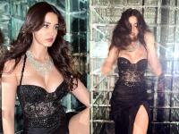 Disha Patani: ब्लैक ड्रेस में दिशा पाटनी का लेटेस्ट फोटोशूट - | Disha Patani Looks Goes viral in black outfit see pics | Latest bollywood Photos at Lokmatnews.in