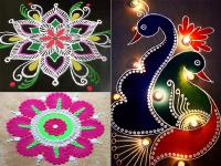 Diwali Rangoli Design 2021: दिवाली पर बनाएं ये 7 खूबसूरत रंगोली डिजाइन - | Diwali 2021 Rangoli Design Attractive Rangoli designs 2021 Beautiful designs of rangoli for diwali | Latest spirituality Photos at Lokmatnews.in