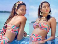 एक्ट्रेस एरिका पर्नांडिस ने शेयर की ग्लैमरस तस्वीरें, मालदीव में कलरफुल स्विमवियर में आईं नजर, देखें फोटो - | erica fernandes latest photos maldives vacation pics colourful swimwear | Latest television Photos at Lokmatnews.in