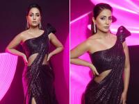 हिना खान की इस ड्रेस ने लूटी महफिल, दिखा एक्ट्रेस का स्टाइलिश लुक - | Hina Khan wore such a dress showed a stylish look see pics | Latest television Photos at Lokmatnews.in