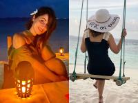 PHOTOS: हिना खान परिवार संग मालदीव में जमकर कर रही हैं एन्जॉय, समंदर किनारे दिखा रोमांटिक अंदाज, देखें तस्वीरें - | Hina Khan latest photos enjoys maldives vacation with family | Latest television Photos at Lokmatnews.in