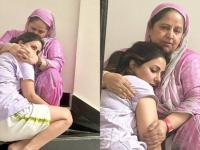 SALAM Hina Khan: ब्रेस्ट कैंसर इलाज के बीच काम पर लौटीं हिना, फैंस कर रहे सलाम, तारा सुतारिया, कुशा कपिला ने किया चीयर, देखें तस्वीरें - | SALAM Hina Khan Resumes Work After breast cancer diagnosis Tara Sutaria, Kusha Kapila Other Celebs Her Cheer Squad wears wig her first assignment show must go on | Latest bollywood Photos at Lokmatnews.in