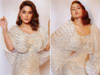 व्हाइट गाउन पहने हिना खान ने शेयर की खूबसूरत तस्वीरें, ग्लैमरस अदाओं ने बढाई फैंस की धड़कनें - | Hina Khan shared beautiful pictures wearing a white gown raises the temperature on internet | Latest television Photos at Lokmatnews.in