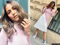 टीवी एक्ट्रेस हिना खान की इन नई इंस्टा तस्वीरों पर फिदा हुए फैंस - | Bigg Boss Fame Hina khan latest cool and elegant Photos on Instagram Will Make Your Day | Latest television Photos at Lokmatnews.in