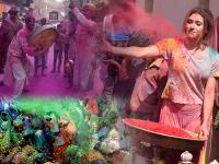 होली 2018: पूरे देश में बड़ी धूमधाम से मनाई जा रही हैं होली, देखें तस्वीरें - | Holi 2018: holi celebration start with great fanfare all over the in india, see photos images | Latest india Photos at Lokmatnews.in