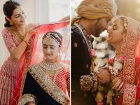 टीवी एक्ट्रेस रुबीना दिलाइक की बहन ज्योतिका ने की बॉयफ्रेंड रजत शर्मा से शादी, सोशल मीडिया पर एक्ट्रेस ने शेयर की तस्वीरें - | TV actress Rubina Dilaik sister Jyotika married boyfriend Rajat Sharma, actress shared pictures on social media | Latest television Photos at Lokmatnews.in