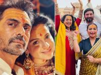 IN PICS: तिरुपती बालाजीनंतर कंगना राणौत पोहोचली काशी विश्वनाथ मंदिरात, 'धाकड' यशासाठी केली प्रार्थना - Marathi News | Kangana Ranaut Arjun Rampal visit Kashi Vishwanath temple before the release of film Dhaakad shared photos on social media | Latest filmy Photos at Lokmat.com