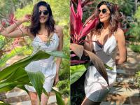 Karishma Tanna Photos: शादी की खबरों के बीच करिश्मा तन्ना ने शॉर्ट ड्रेस में शेयर की तस्वीरें - | Karishma Tanna in white jumpsuit Photos Goes Viral on social media see pics | Latest television Photos at Lokmatnews.in