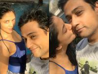 कविता कौशिक ने इंस्टाग्राम पर पति को किस करते हुए शेयर की तस्वीरें - | See Pics: Kavita Kaushik shares a kissing picture on Instagram with her husband | Latest hot-sexy Photos at Lokmatnews.in