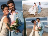 बिग बॉस कपल कीथ सिकेरा और रोशेल राव ने गुपचुप तरीके से की शादी, Pics हुईं वायरल - | bigg boss season 9 couple keith sequeira and rochelle rao get married at mahabalipuram in tamil nadu, see photos pics images | Latest television Photos at Lokmatnews.in