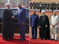 पीएम मोदी और राष्ट्रपति कोविंद ने ईरान के राष्ट्रपति रूहानी का ऐसे किया स्वागत, देखें तस्वीरें - | iran's president hassan rouhani visit india pm narendra modi and president kovind welcome, see pics photos hd images | Latest india Photos at Lokmatnews.in