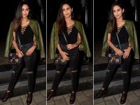 See Pics: क्रिस्टल डिसूजा का बोल्ड अंदाज पार्टी सेशन के बाद जुहू में हुआ स्पॉट - | See Pics: TV Hot Actress Krystle D'Souza spotted at Soho House juhu Mumbai | Latest television Photos at Lokmatnews.in