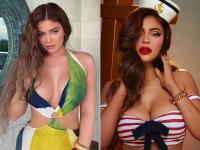 काइली जेनर ने फ्लॉन्ट किया ग्लैमरस फिगर, देखें वायरल तस्वीरें - | Kylie Jenner Sizzling Pictures goes viral on internet see pics | Latest hollywood Photos at Lokmatnews.in