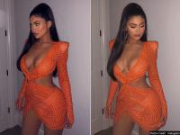 11 लाख रुपये से ज्यादा की ड्रेस में काइली जेनर की हॉट अदाओं से इंस्टा पर मचा कोहराम - | Kylie Jenner instagram: Kyile wear nealy $16900 dollar dress and share hot pics on social media | Latest hollywood Photos at Lokmatnews.in